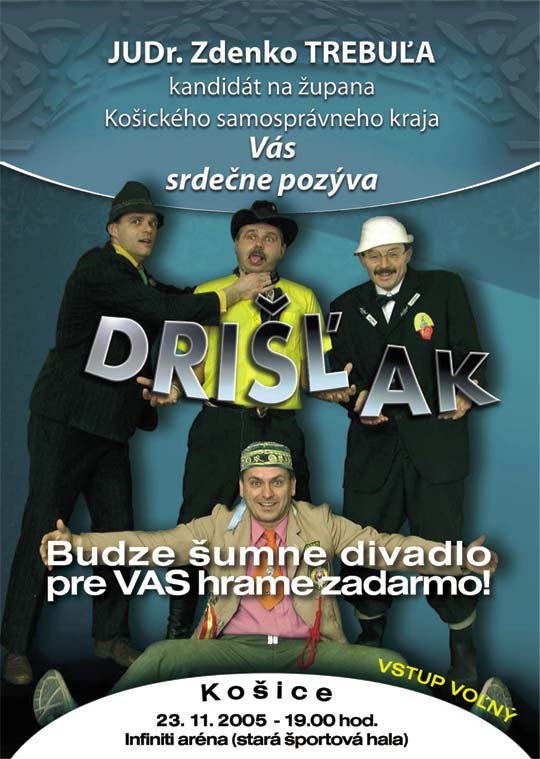 Vystúpenie  skupiny DRIŠLAK v Košiciach - foto č. 1